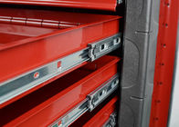 Kırmızı 770 Mm Çekmeceli Garaj Depolama Mekaniği Takım Dolabı
